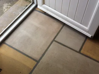 Paving slabs can be used indoor or outdoorss